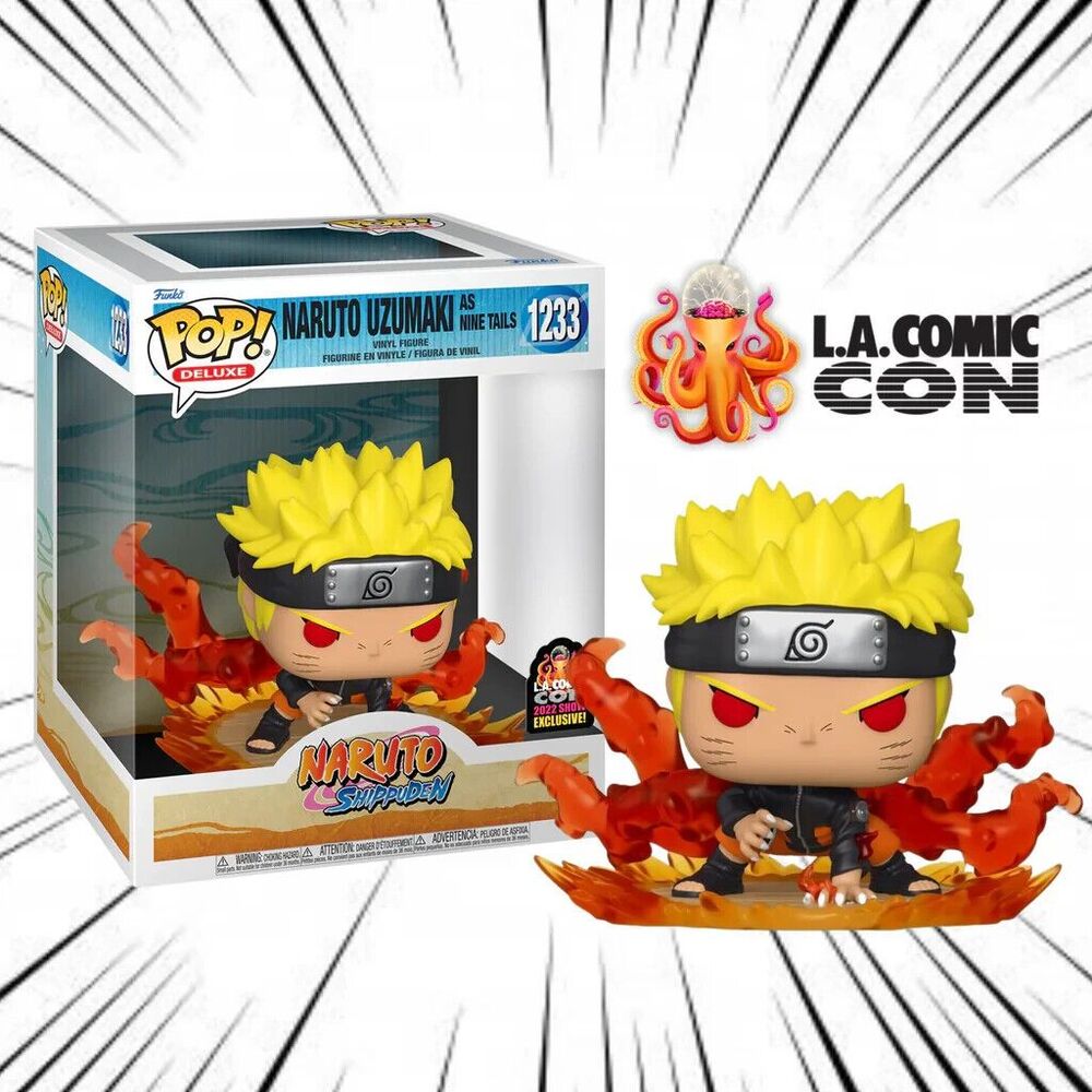Funko POP! #1233 - Naruto Uzumaki As Nine Tails - Hot Topic LACC Comic Con 2022